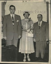 1952 Press Photo Lafayette, Louisiana City Officials Take Oath of Office picture