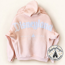 Disney Parks Disneyland Logo Blush Pink Adult Zip Hoodie PREORDER picture