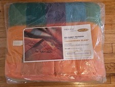 Vintage North Star Blanket Chatham Patchwork Plaid Fall Colors 72