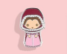 PRESALE Disney PALM Belle Beauty & the Beast Pink a la Mode Princess Pin LE 500 picture