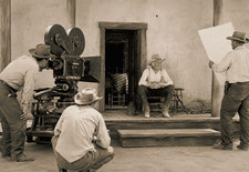 Lonesome Dove Gus On the Porch Behind the Scenes Making the Movie 8 x 10 Photo picture