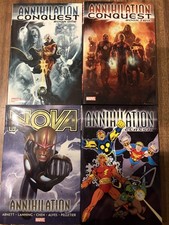 Annihilation Conquest Hardcover Lot - 4 Hardcover Books picture