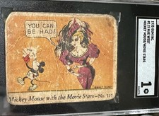 1935 MICKEY MOUSE With Movie STARS Mae West #115 SGC 1 picture
