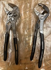 Limited Edition Knipex Pliers Wrench 86-01-180 AND Cobra 87-99-180 Black XMAS picture