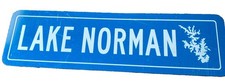 Vintage 1970S-80s Lake Norman Street Sign Lake Norman Nc 18X5 picture