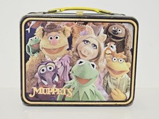 Vintage 1979 The Muppets Metal Lunch Box ''Animal''-No Thermos King Seeley picture