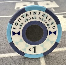 🎰🎲$1 Fontainebleau Las Vegas Nevada Casino Chip 1/26 Strip Properties🎲🎰 picture