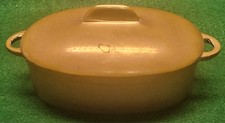 Rare Vintage Le Creuset La Mama Mini Salesman Sample Enzo Mari Cast Bronze Oval picture