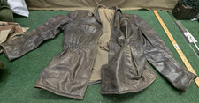 Vintage 1930s Era Motorcycle Jacket, Leather picture