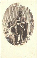 RPPC Chief Bob Skinaway with Family Ojibwe Indian Tribe Wisconsin early 1900s picture