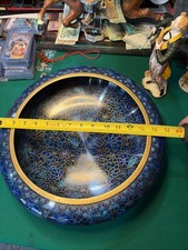 Beautiful Chinese Cloisonne Brass Bowl 15