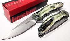 KERSHAW KS1845 Largemouth Bass Shoreline Spring Open Assisted Pocket Knife EDC picture