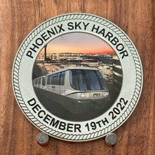 Phoenix Sky Harbor Sky Train Alstom Stage 2 Challenge Coin  1#37 picture