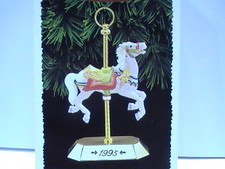 NEW Tobin Fraley 1995 Hallmark Carousel Horse Hand Painted Porcelain Figurine picture