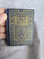 Daily Duty- Morning Devotion For Christians- Antique - Inscription  picture