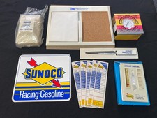 VINTAGE Sunoco Branded Memorabilia Letter Opener Light Switch Plate Notepad LQQK picture