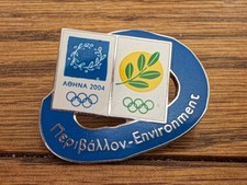MINT OLYMPIC SPORT AND ENVIRONMENT COMMISSION ATHENS 2004 MEETING PIN picture