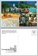 Continental Sheraton Coconut Beach Hotel Kapaa Kauai Hawaii Beach Postcard picture