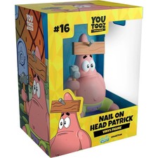 SpongeBob SquarePants Nail in Head Patrick Vinyl Figure #16 youtooz picture