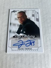 Frank Thomas Auto 2016 Leaf Pop Century Signatures BA-FT1 Frank Thomas picture