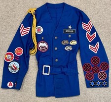 1960’s Culver Military Camp Uniform Jacket Insignia Beaver Pins Medals Patches picture