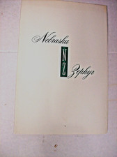 Burlington CB&Q  Railroad Dining Car Menu 