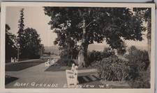 Antique PNW 1929 Hotel Grounds Longview Washington OOAK Original Photo picture