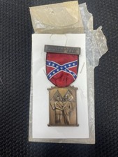 Vintage Chickamauga Military Trail Medal & Matching Patch 1960s-70s Georgia picture