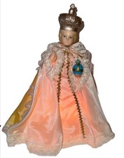 Beautiful Vintage Infant Jesus Of Prague Night Light Nightlight Portable Lamp picture