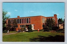 Elsah IL0 Illinois, Marshall Brooks Library, Principia College, Vintage Postcard picture