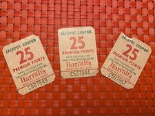 Vintage  Harrah's Jackpot Coupon 25 Points Reno Tahoe picture