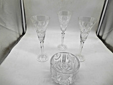 Gorgeous Waterford Champagne Coaster w/ Gresham 6 oz. Champagne Flutes picture