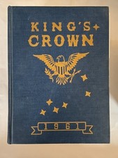 Vintage 1961 Kings Crown Yearbook Rufus King Highschool Milwaukee Wisconsin Rare picture