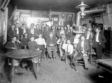 Old West Cowboys Trinadad Saloon Gather Pool Players 1880S  4x6 Picture Celebri picture