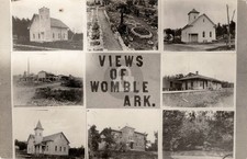 Views of Womble AR Arkansas 1920 RPPC Photo Postcard COPY picture