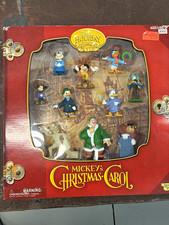 Vintage Disney Holiday Figurine Set - Mickey’s Christmas Carol NIB picture