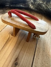 Tomachee Artifacts 👣 RARE WOODEN SHOE KLONDIKE CANADA🔥 picture