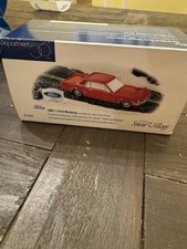 Dept. 56 Snow Village 1964 1/2 Red Ford Mustang #54951 picture
