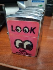 Vintage 60’s  My Lite Lighter ( Look Girl Watcher ) Neon Pink  picture