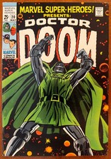 Marvel Super Heroes Presents Doctor Doom #20 1969 NICE picture