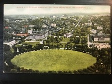 Vintage Postcard 1907-1915 Bird's Eye View from Monument, Washington DC picture