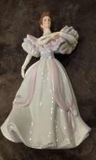 VTG Lennox 1996 First Waltz Figurine 24k gold Pristine Collectible Brunnette picture