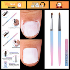 2Pcs Nail Clean Up Brushes, Nail Brushes for Cleaning Polish Mistakes picture