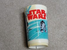 Vintage 1977 STAR WARS Deka plastic tumbler cup Luke Skywalker Leia Darth R2-D2 picture