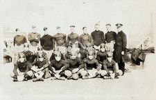1920 USS Tennessee Football Team RPPC Photo Postcard COPY picture