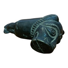 1800's Antique Vintage Handcrafted Bronze Unique Shape Figure South Indian Die picture
