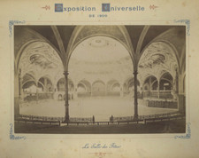 France, Paris, La Salle des Fêtes Albumen print 12x19 Circa 1900   picture