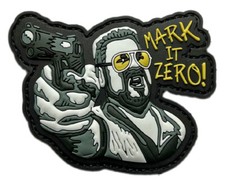 Mark It Zero Big Lebowski Patch [3D-PVC Rubber - Hook Fastener Backing -NZ12] picture