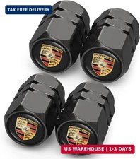 Car Tire Valve Stem Caps for Porsche Panamera Cayenne Macan Boxster Taycan Cayma picture