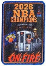 2006 NBA Champions New York Knicks On Fire Patch  NEW . picture